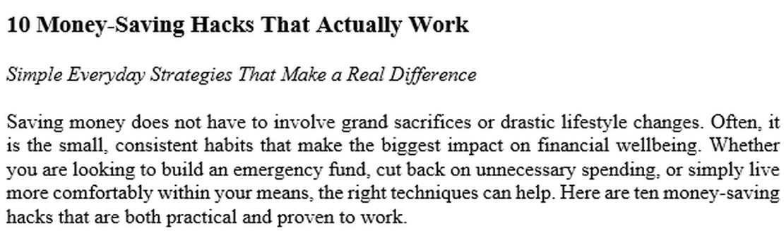 7 Habits of People Who Never Worry About Money
